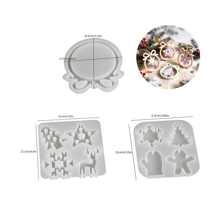 แม่พิมพ์ซิลิโคนเรซินลายคริสต์ม - Resin Craft Ideas บทวิจารณ์และราคา
