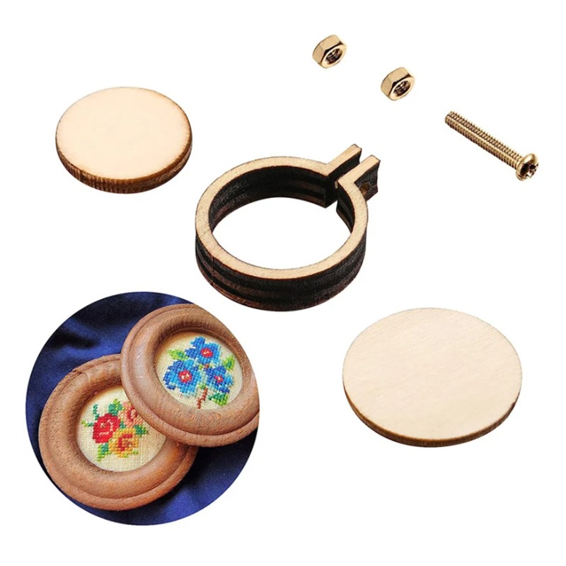 ห่วงปักไม้ 1/3/5 ชิ้น สำหรับงา - Wood Ring Blank บทวิจารณ์และราคา