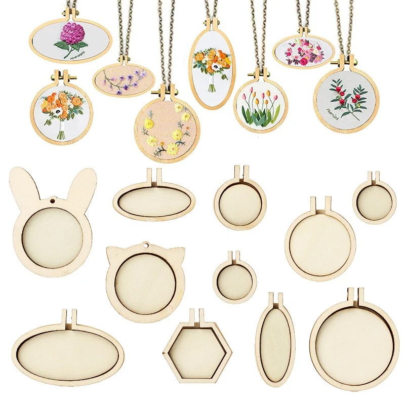 ห่วงปักไม้ 1/3/5 ชิ้น สำหรับงา - Wood Ring Blank บทวิจารณ์และราคา