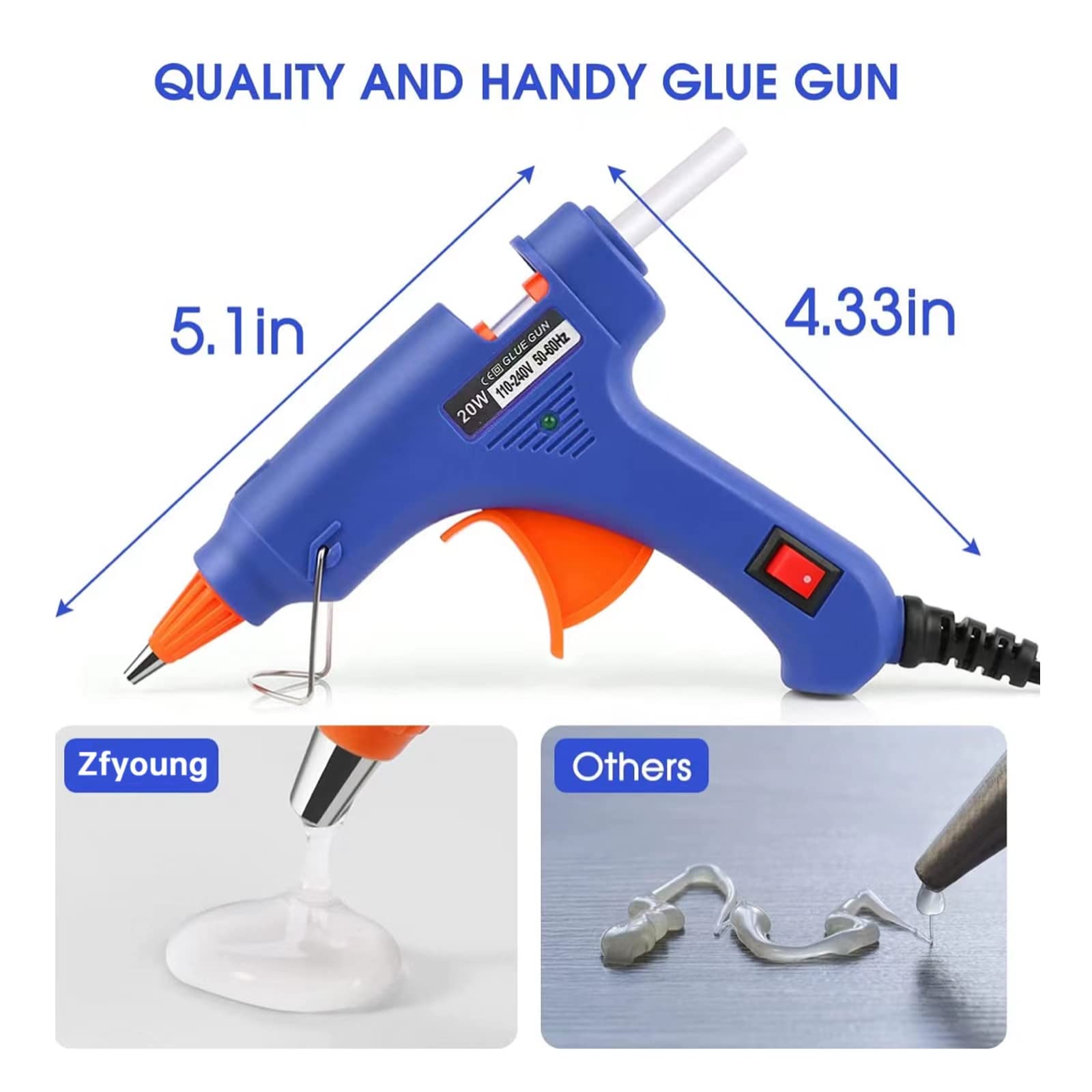 ปืนกาวร้อน 20W สำหรับงาน DIY ข - Heat Gun Small บทวิจารณ์และราคา